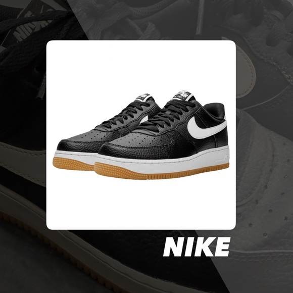 Nike Other - EUC Nike Air Force 1 ’07 Black White Gum Sneakers